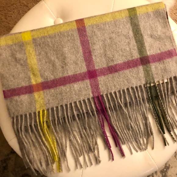 Coach 100% Cashmere Muffler Scarf EUC - Picture 1 of 4